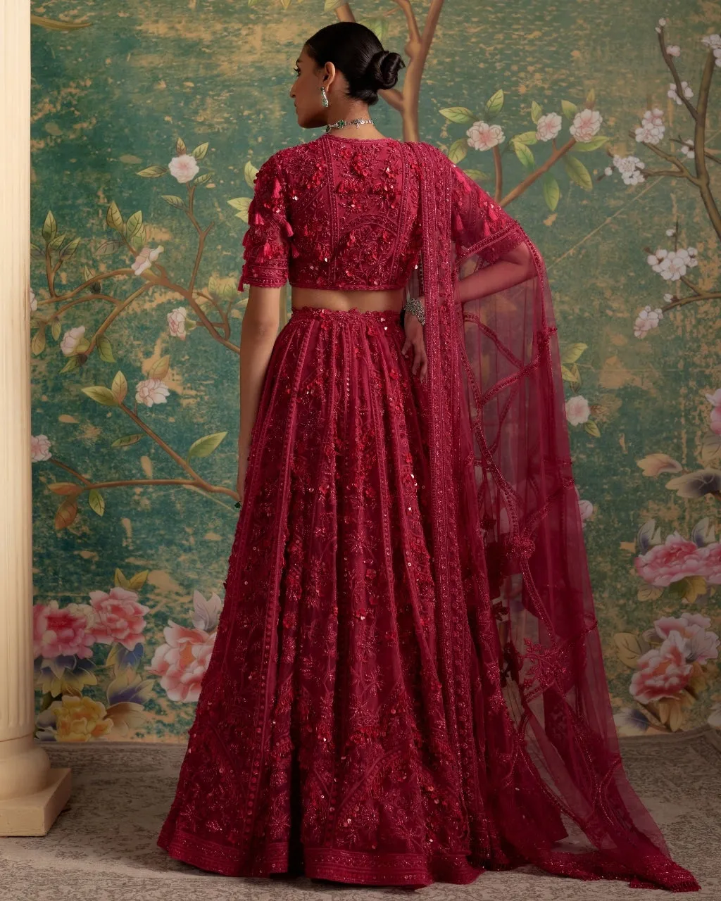 Deep Fuchsia Dream Lehenga Set