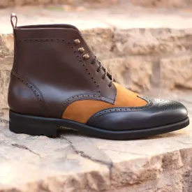 Denion Military Brogue Boots