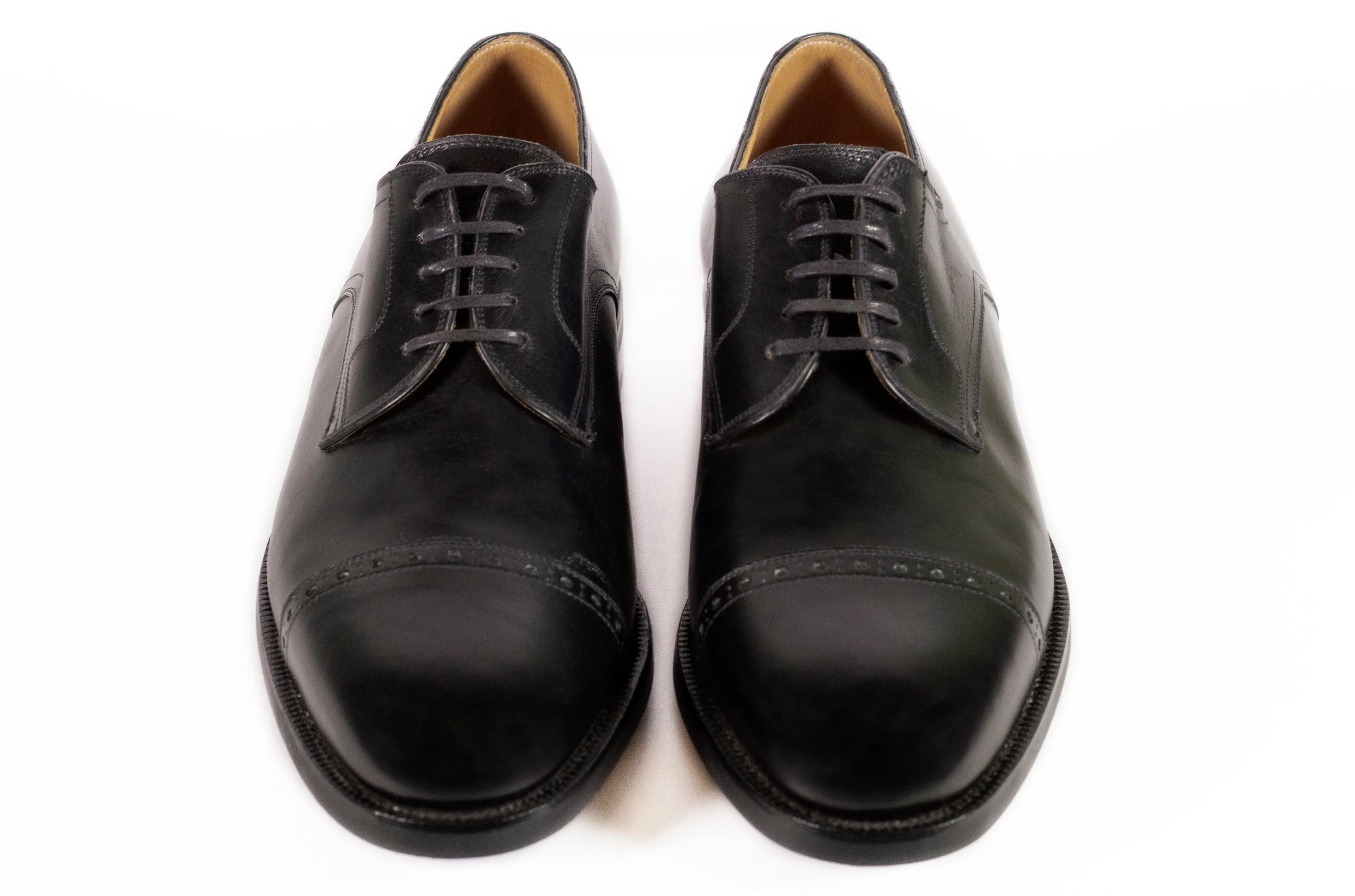 DERBY PLAIN FIVE EYELETS WITH TOE CAP