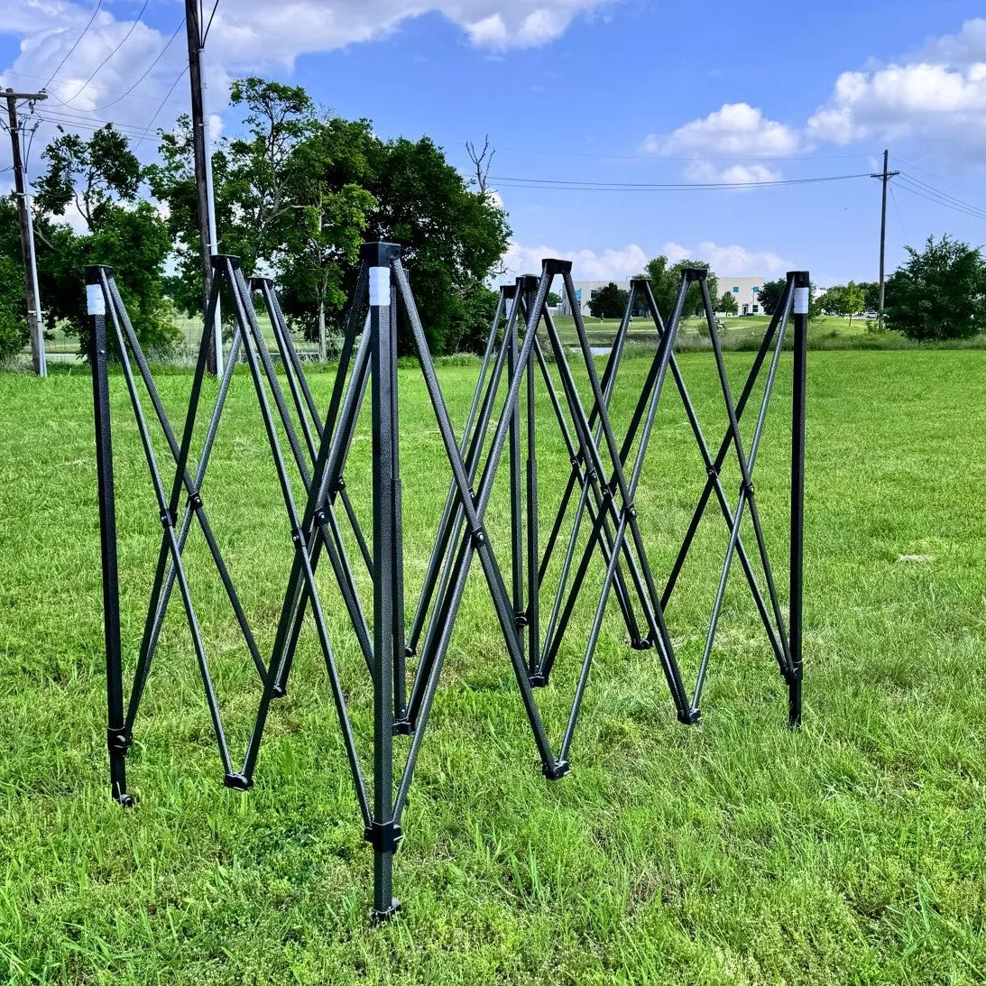 DS Model 10'x15' Black - Pop Up Tent Canopy Shelter Shade with Weight Bags and Storage Bag