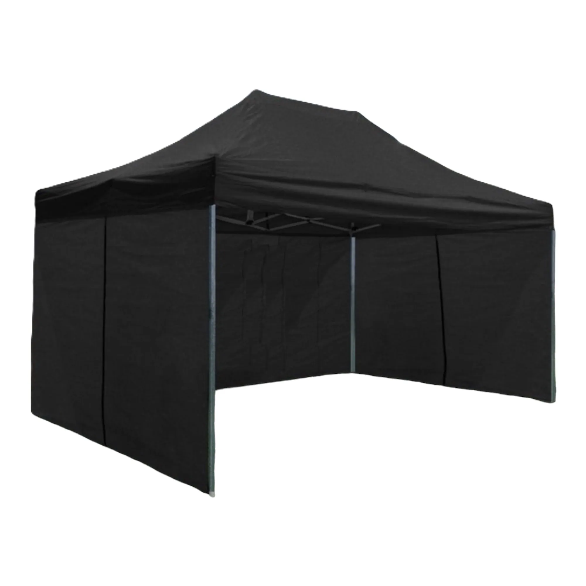 DS Model 10'x15' Black - Pop Up Tent Canopy Shelter Shade with Weight Bags and Storage Bag