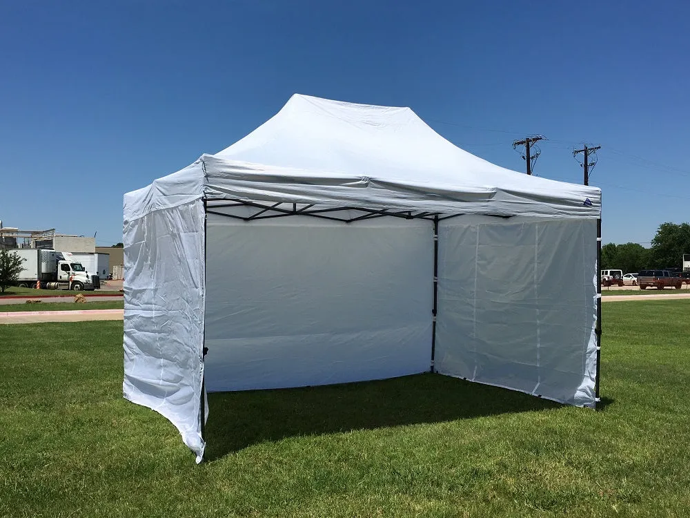 DS Model 10'x15' White - Pop Up Tent Canopy Shelter Shade with Weight Bags and Storage Bag