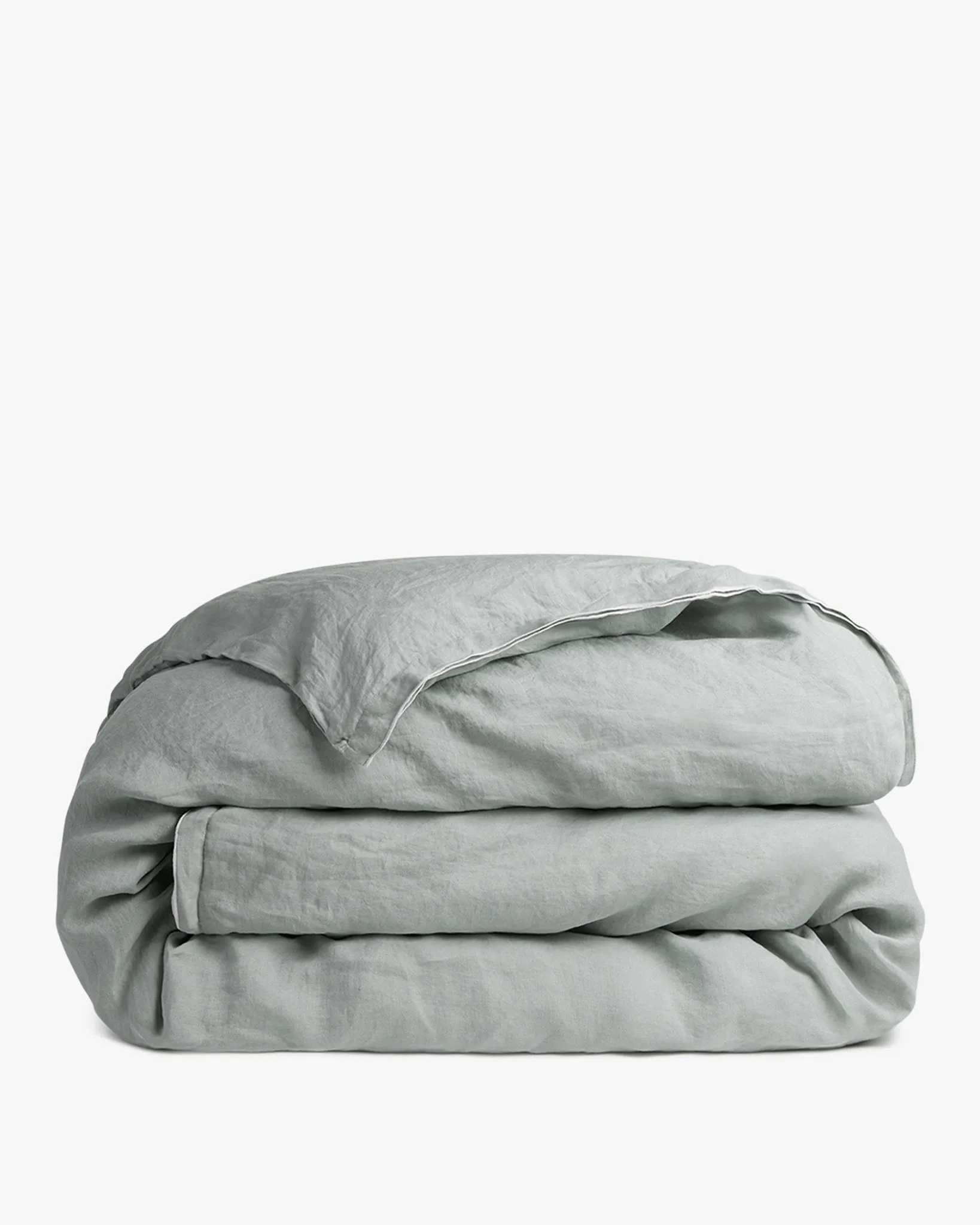 Edged Linen Duvet Cover