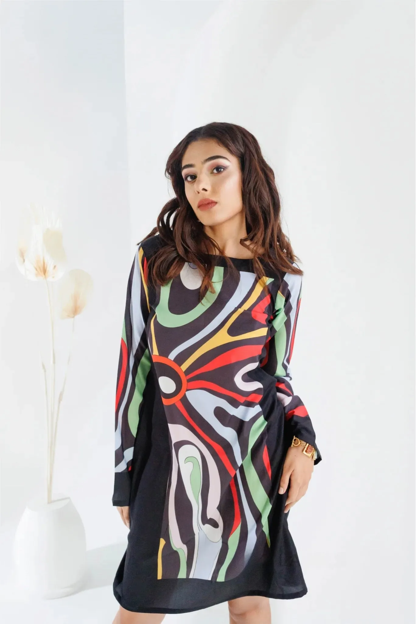 Electric Abstract Dress