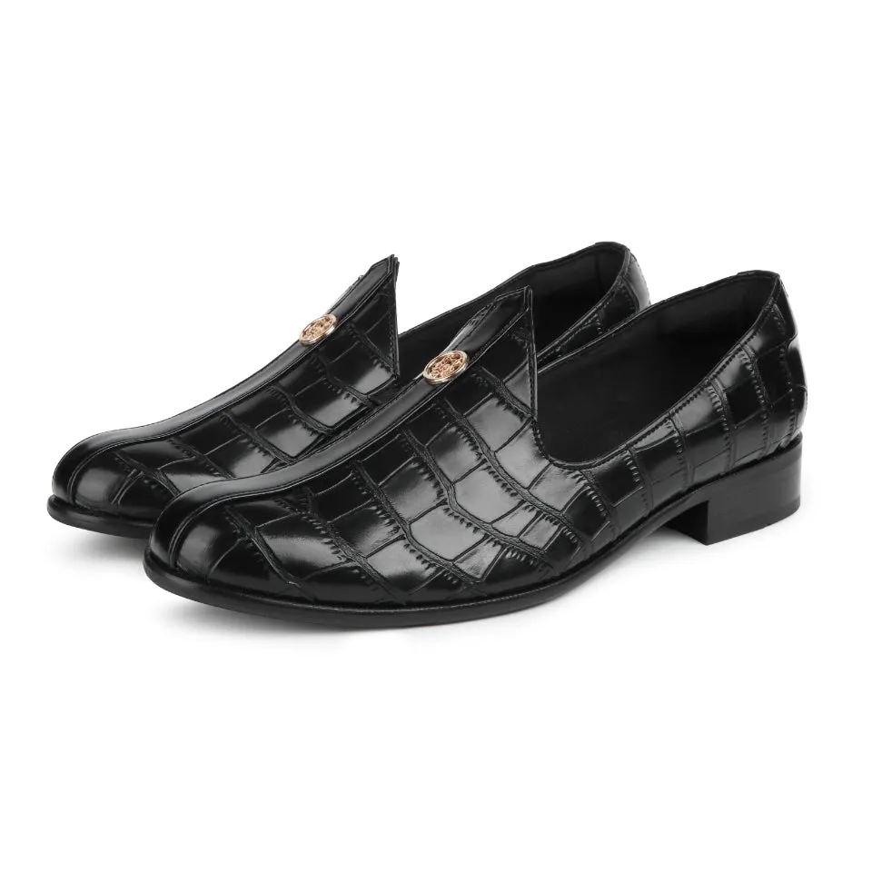 Elis - Black Croco Signature Mojdi