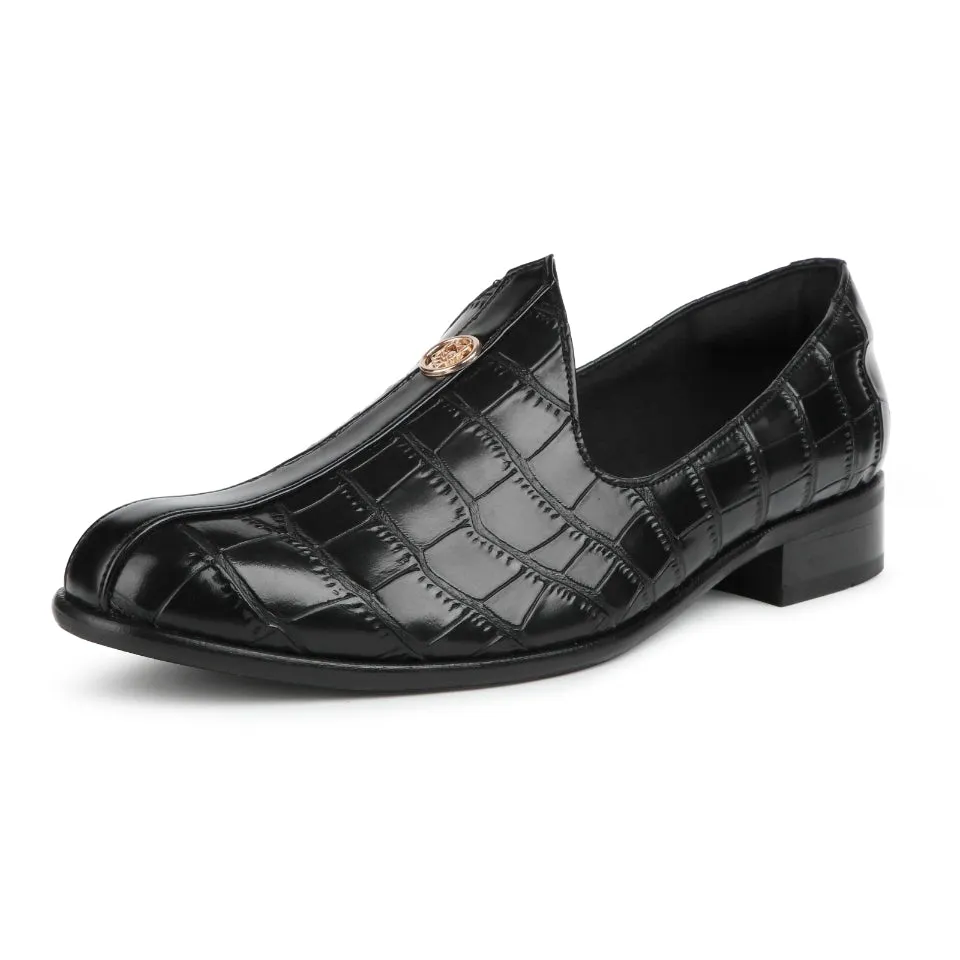 Elis - Black Croco Signature Mojdi