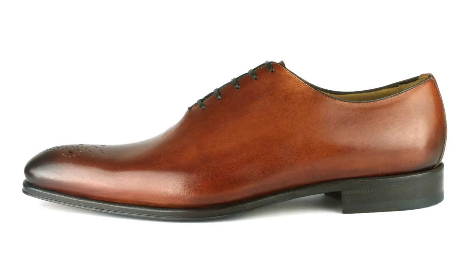 Ellington Wholecut Brogue Chestnut