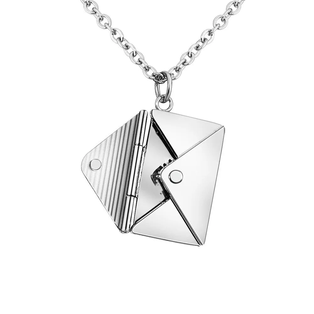 Envelop Pendant Necklace