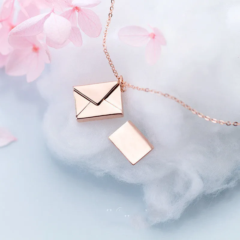 Envelop Pendant Necklace