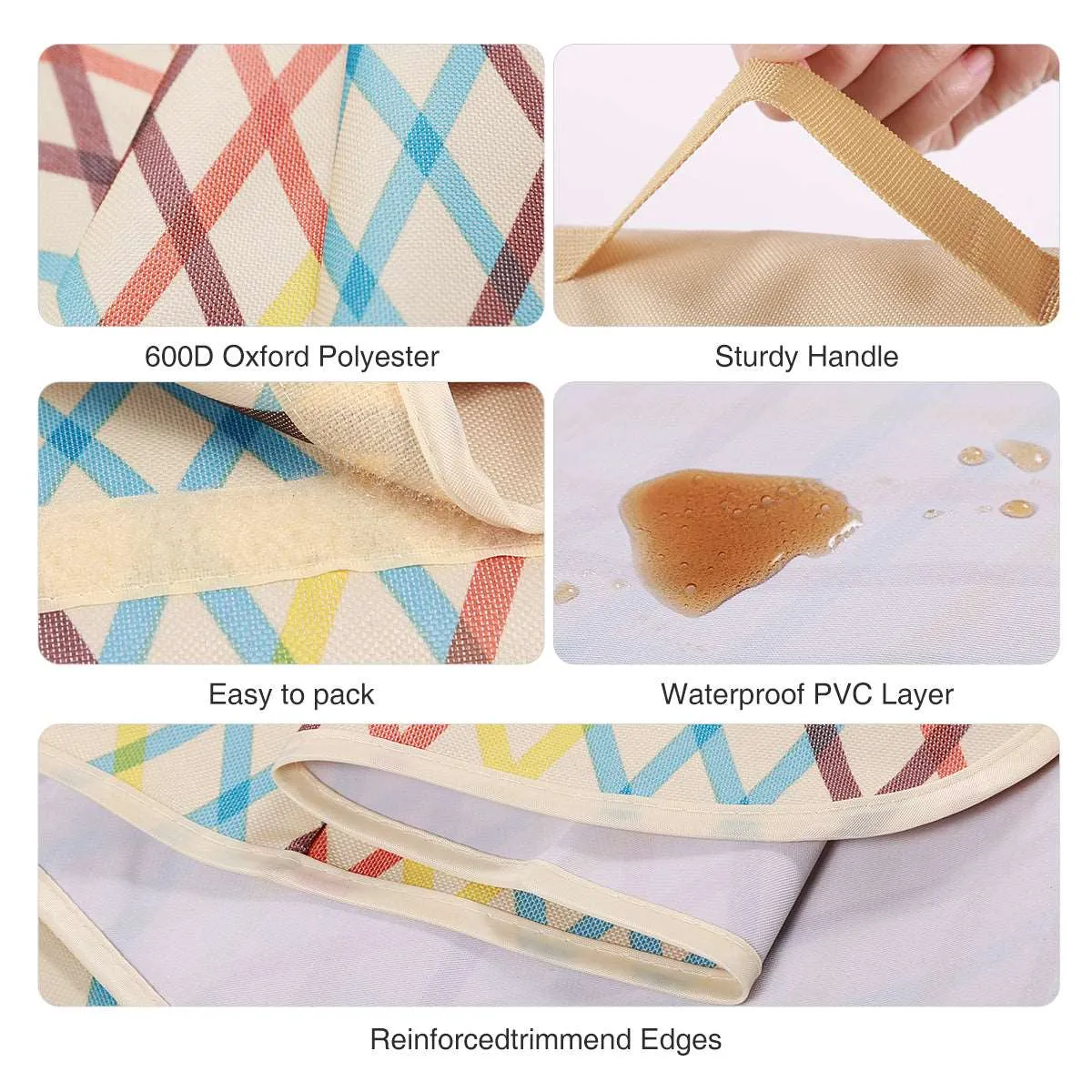 Extra Large Picnic Blanket Waterproof Sandproof