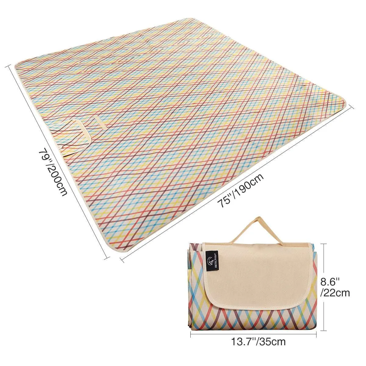 Extra Large Picnic Blanket Waterproof Sandproof