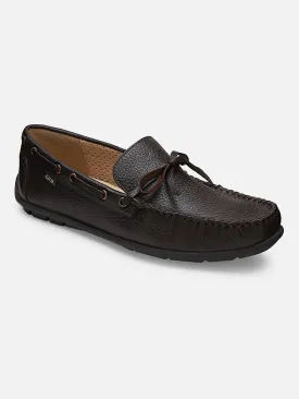 Ezok Men Moda 2060 Brown Leather Moccasin Shoes