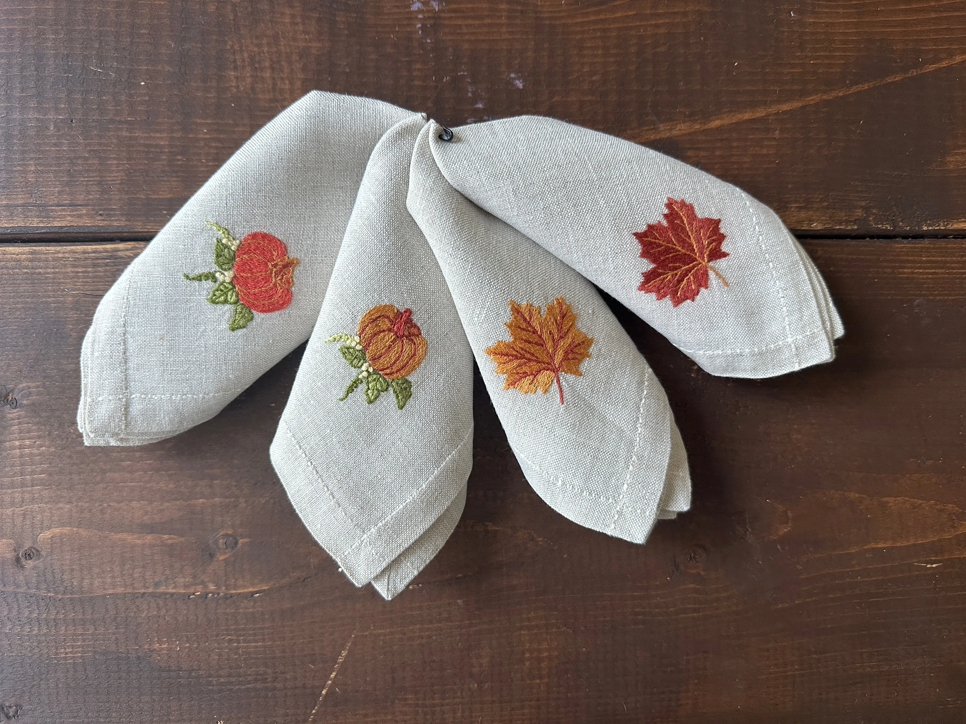 Fall Cocktail Napkin Set (set of 4)