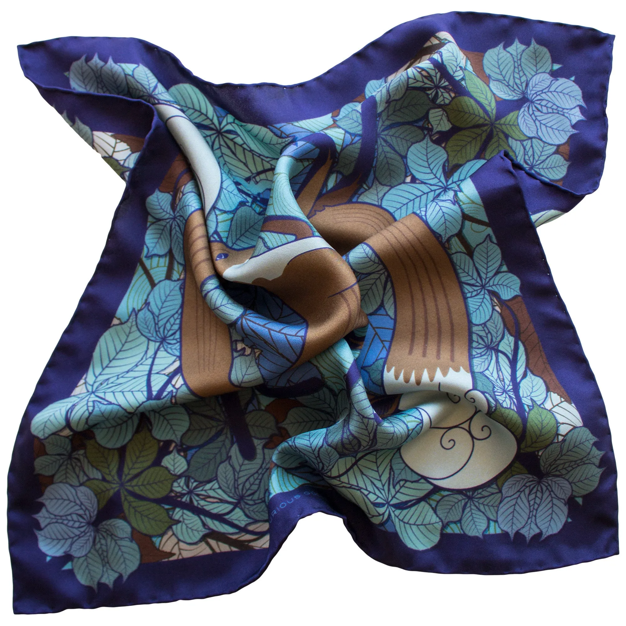 Foxes – Night, Pocket Square