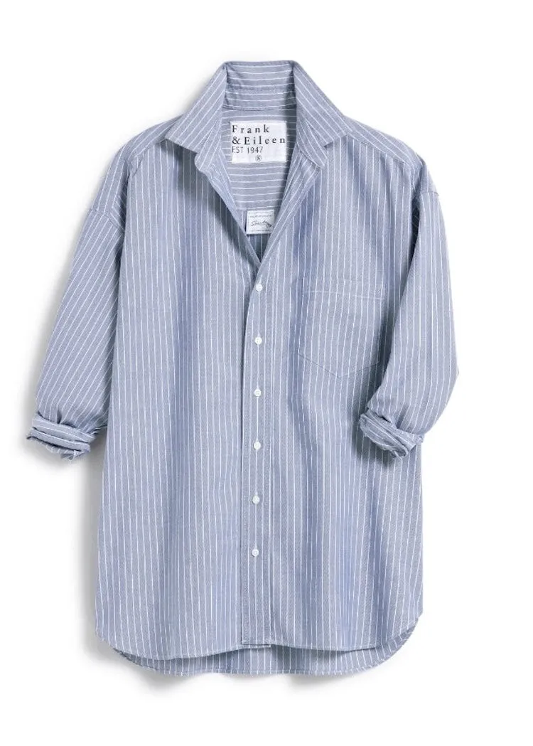 Frank & Eileen | Shirley Oversized Italian Oxford Button-Up Shirt