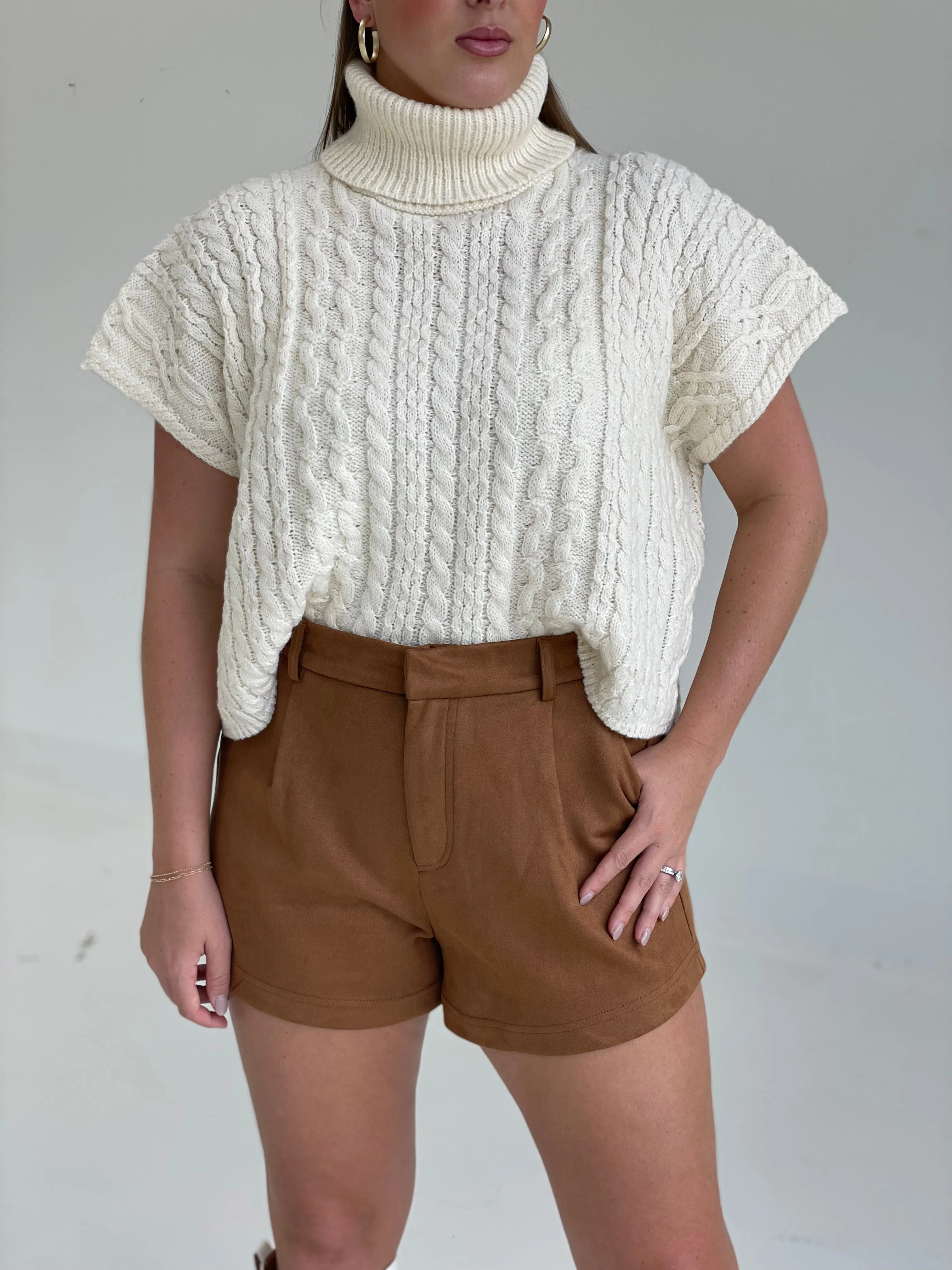 Giselle Sweater Top - Cream