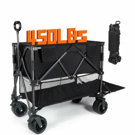 Large Collapsible Double Decker Wagon, 450lbs Heavy Duty