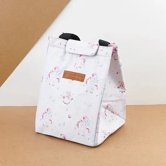 Leaves Floral Printed Insulated Lunch Bag