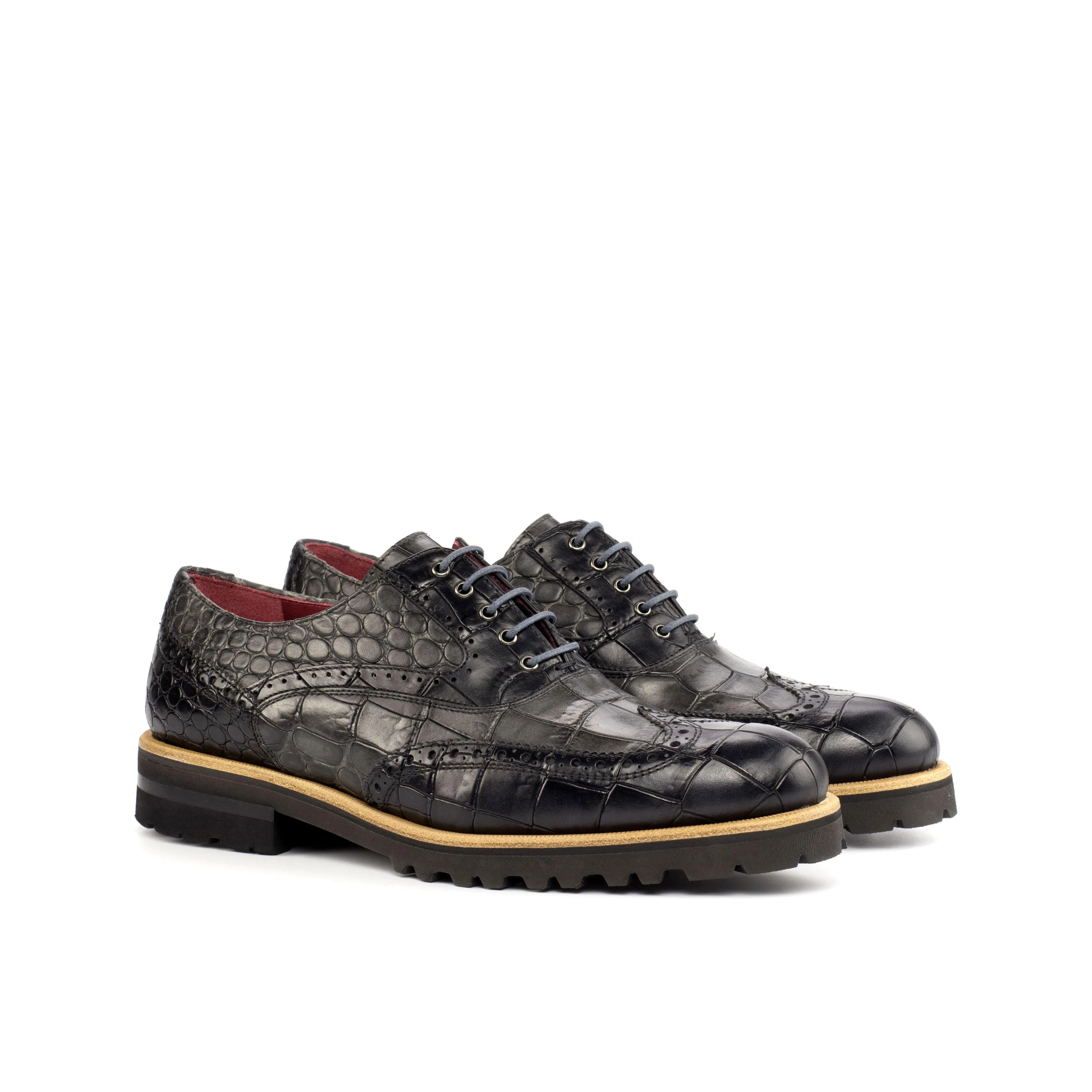 Leima Ladies Full Brogue Shoes