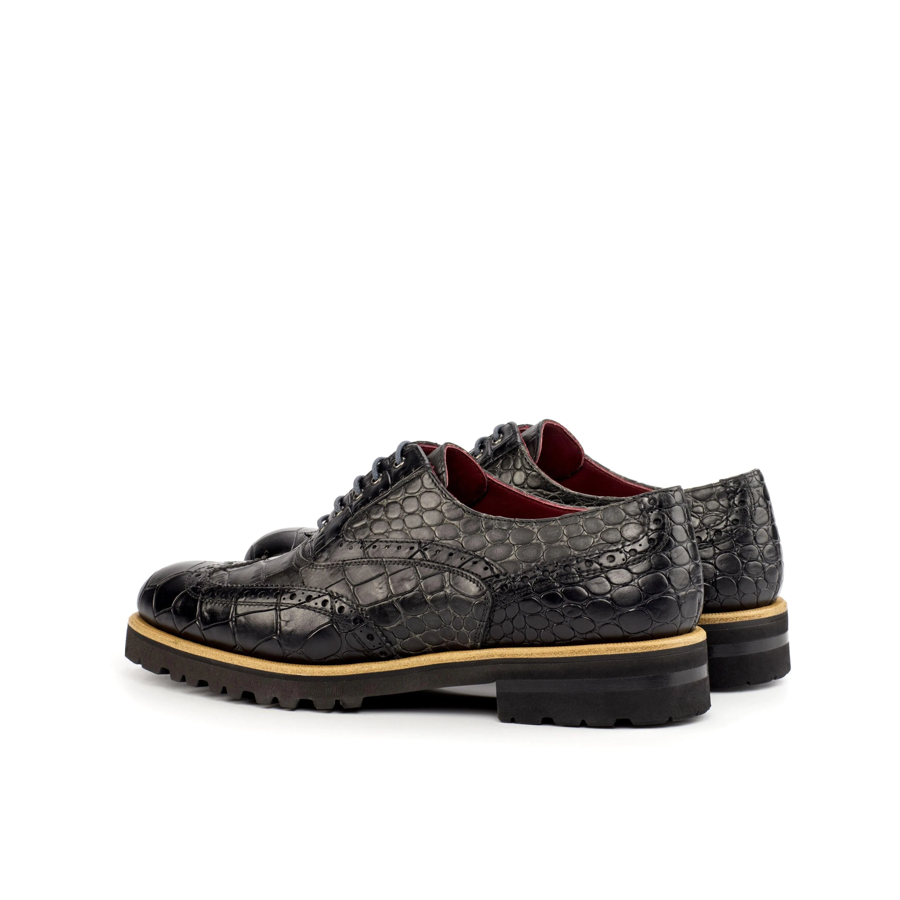 Leima Ladies Full Brogue Shoes