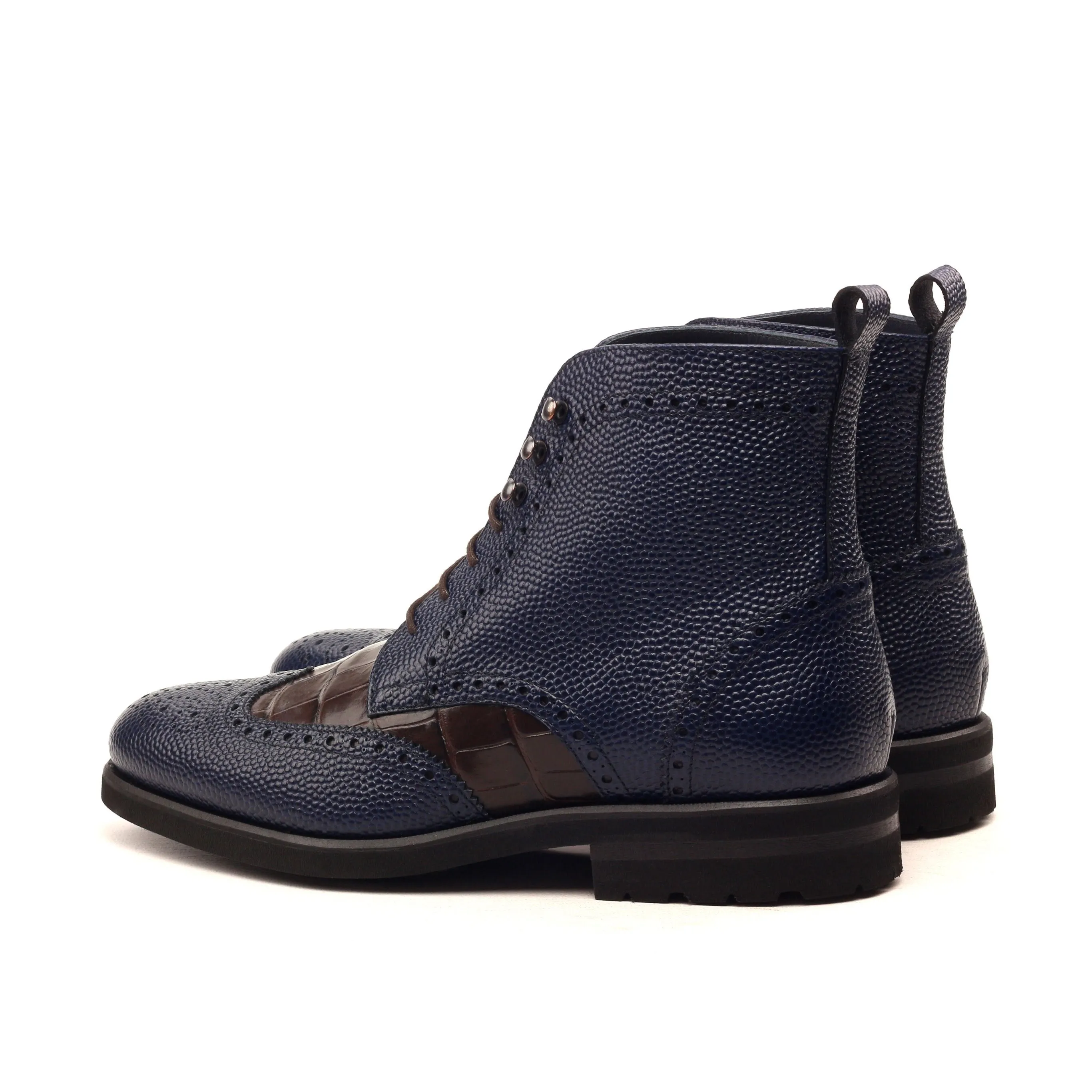 Len Military Brogue Boots