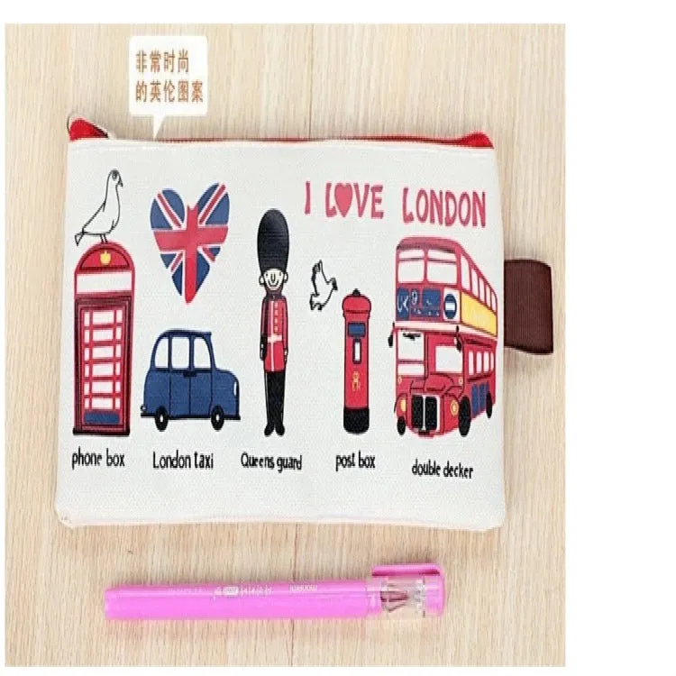 London Series Pencil Case and Pouch