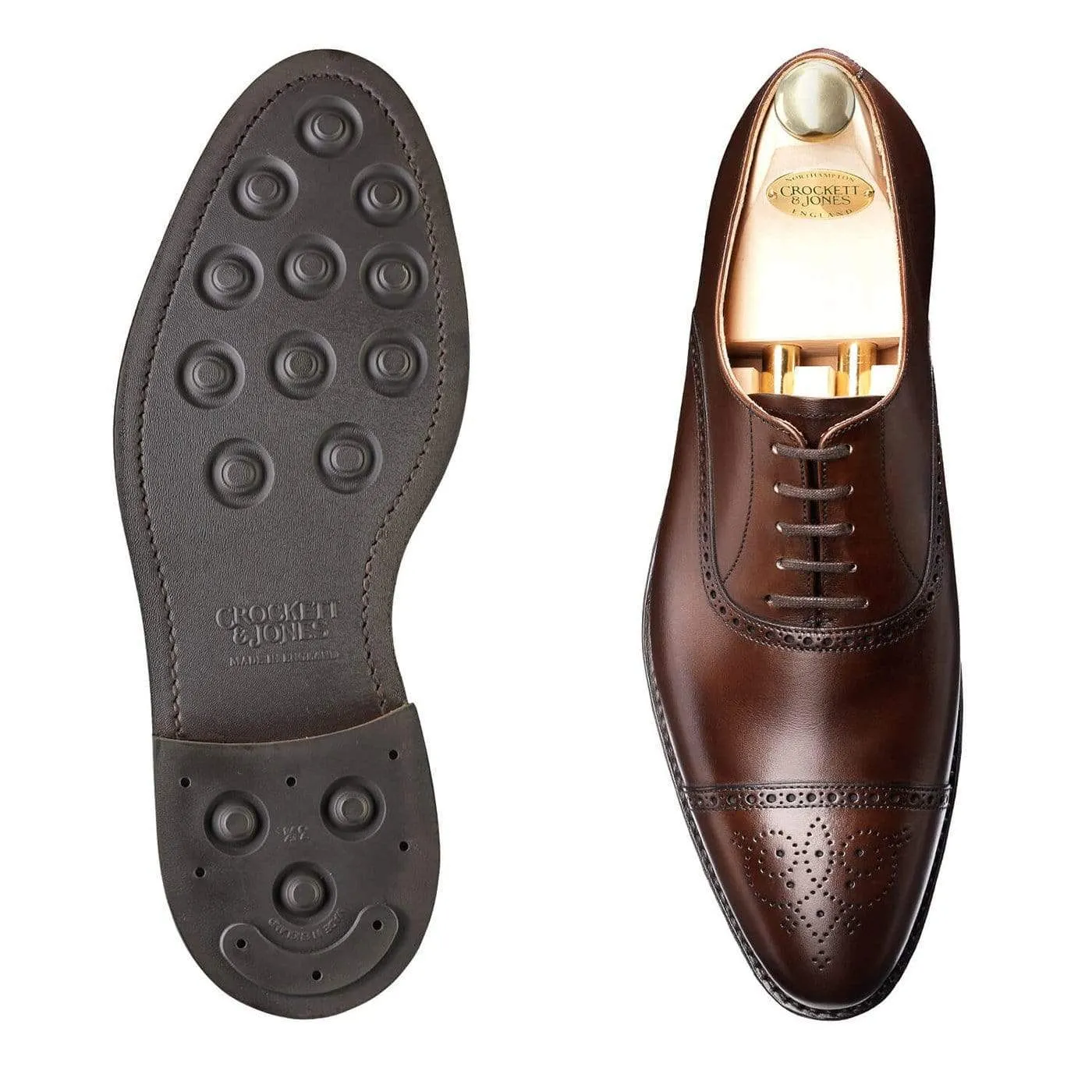 Malton Dark Brown Burnished Calf