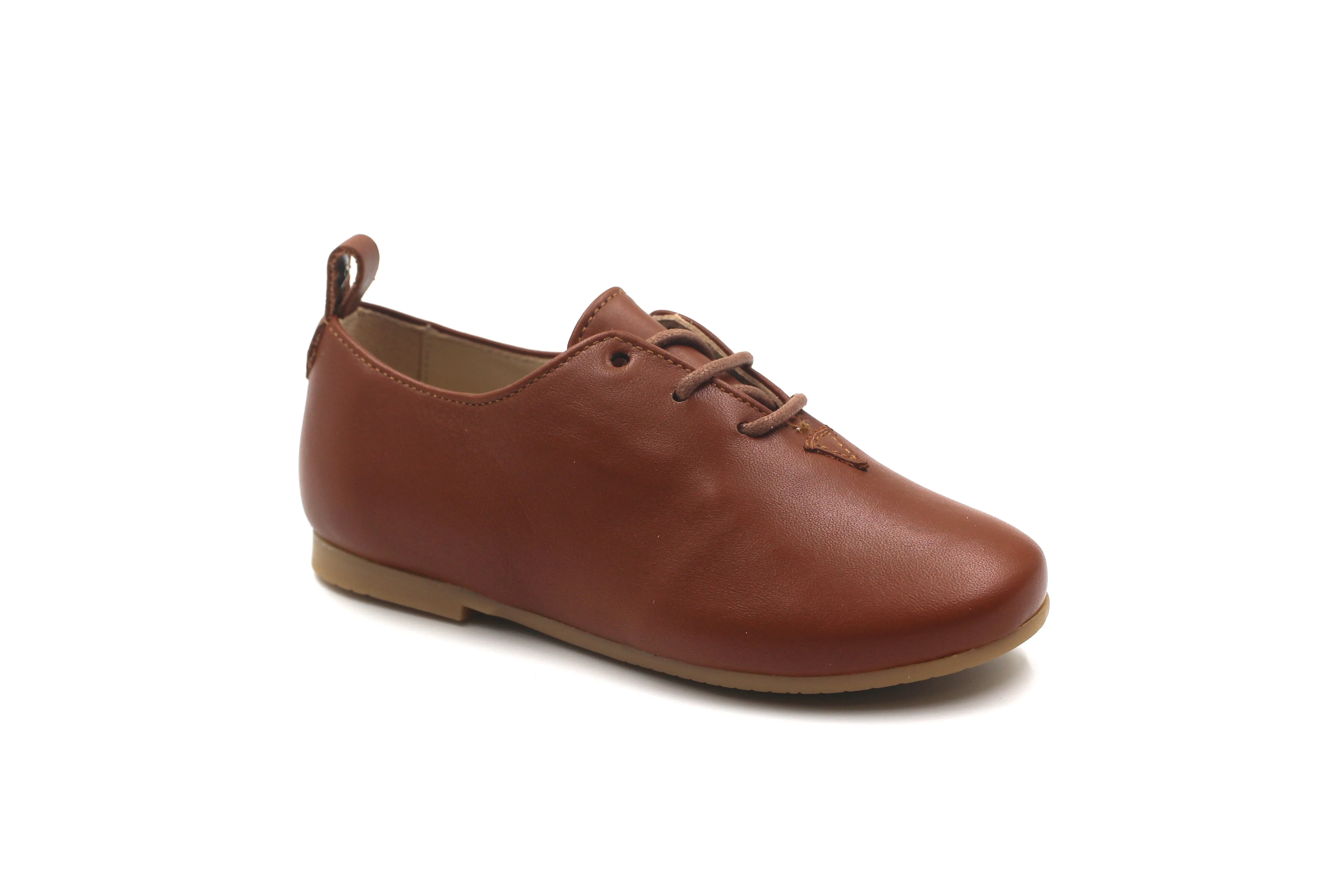 Manuela De Juan Brown Leather Oxford