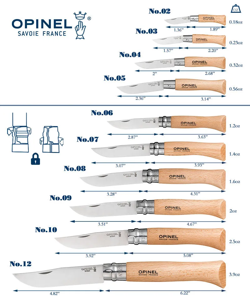 Opinel Traditional Knife NO8