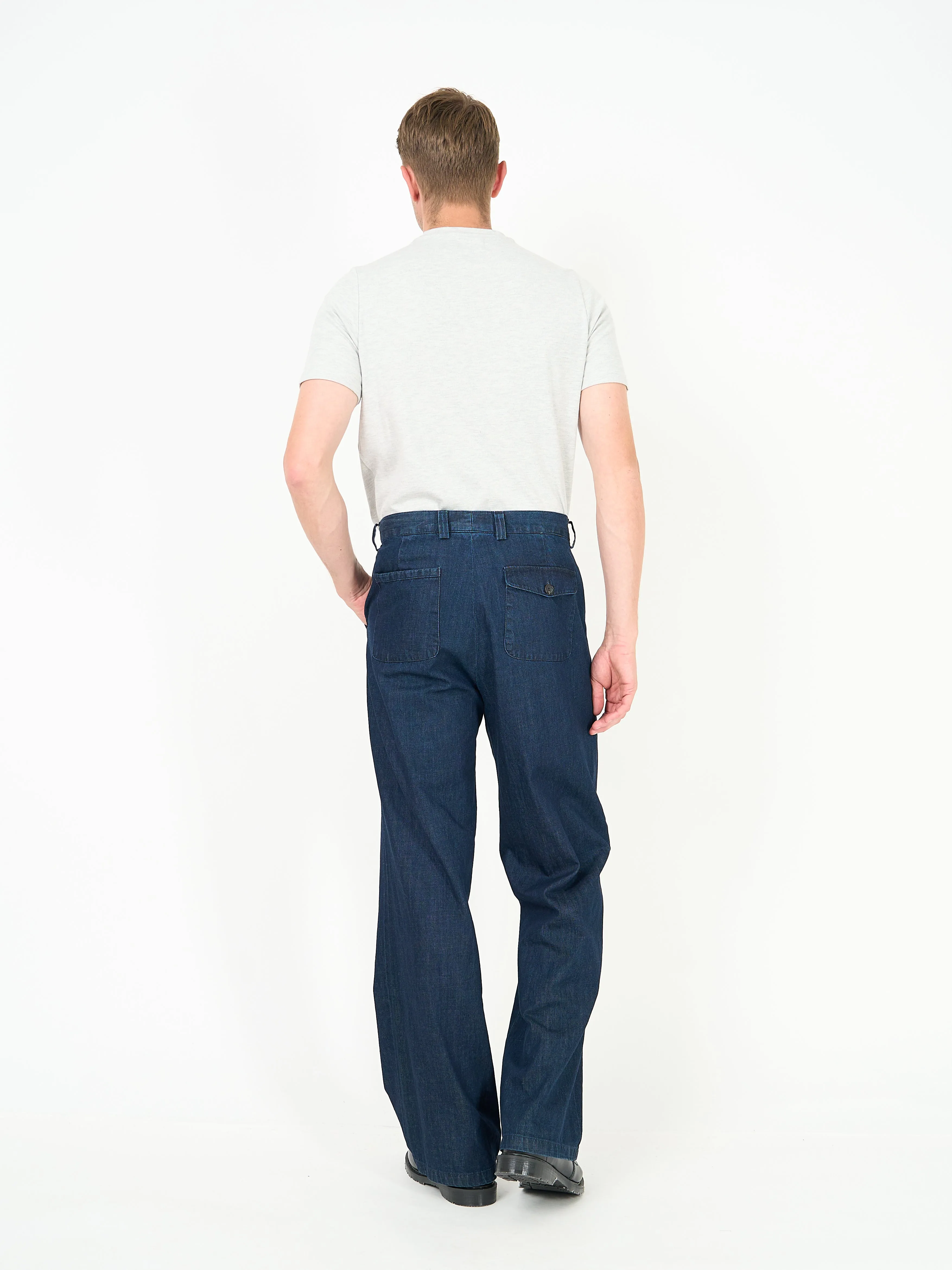 Orsman Trousers Mullins Denim Indigo Rinse