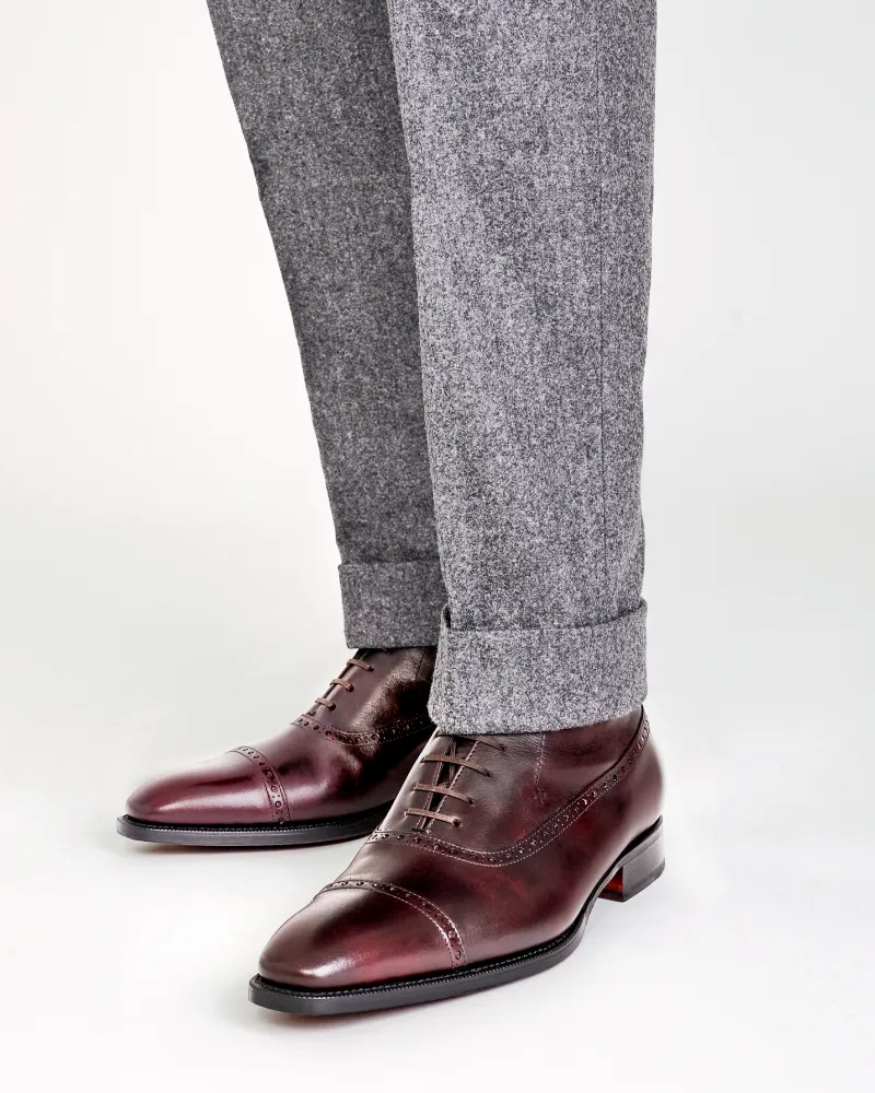 Oxblood Balmoral Brogue Boot