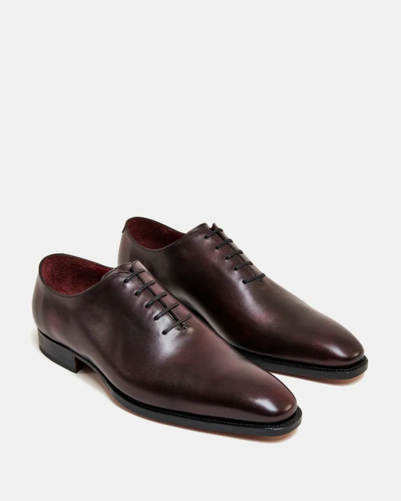 Oxblood Wholecut Oxford Dress Shoe