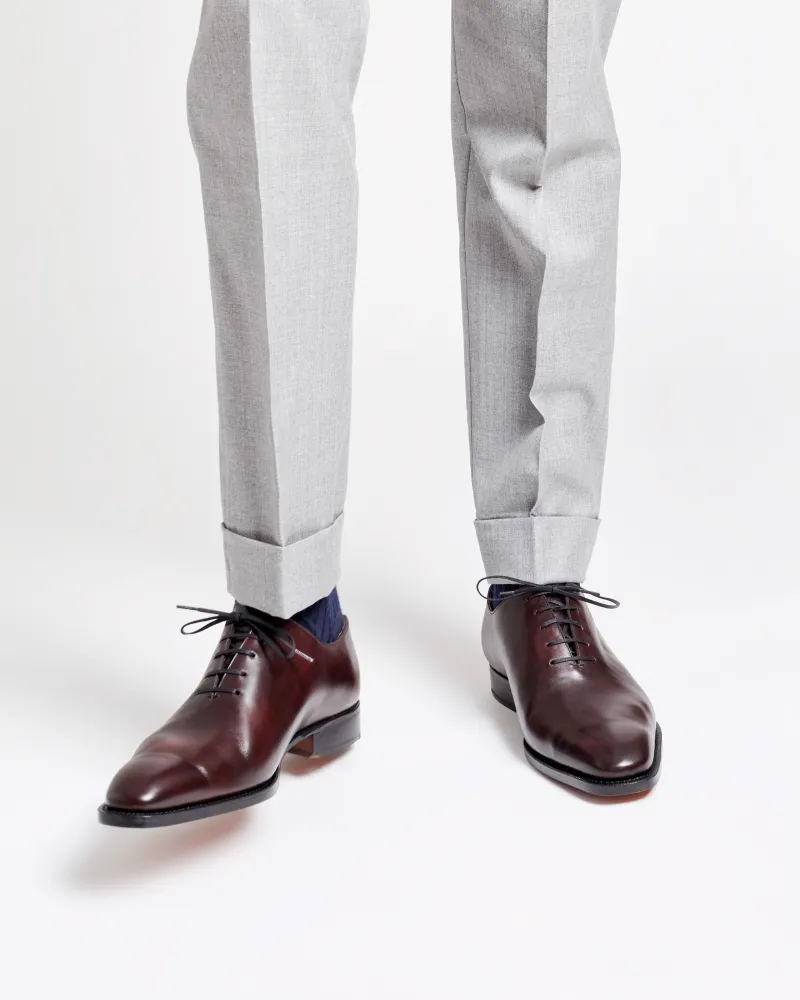 Oxblood Wholecut Oxford Dress Shoe