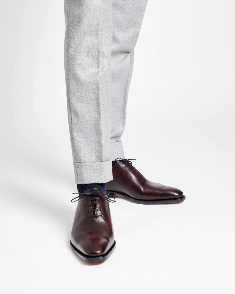 Oxblood Wholecut Oxford Dress Shoe