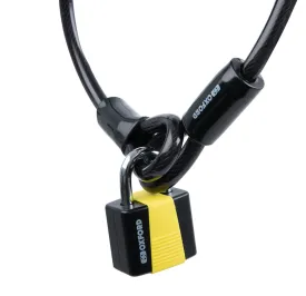 Oxford Loop Lock10 Hooped Cable   Padlock 10mm x 1.8m