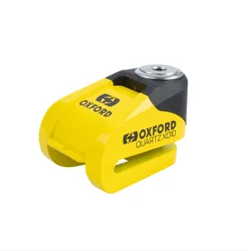 Oxford Quartz XD10 Disc Lock Yellow/Black LK209