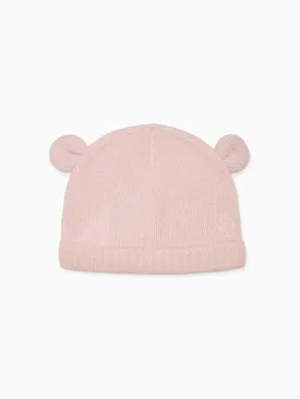 Pink Gloria Cashmere Baby Hat