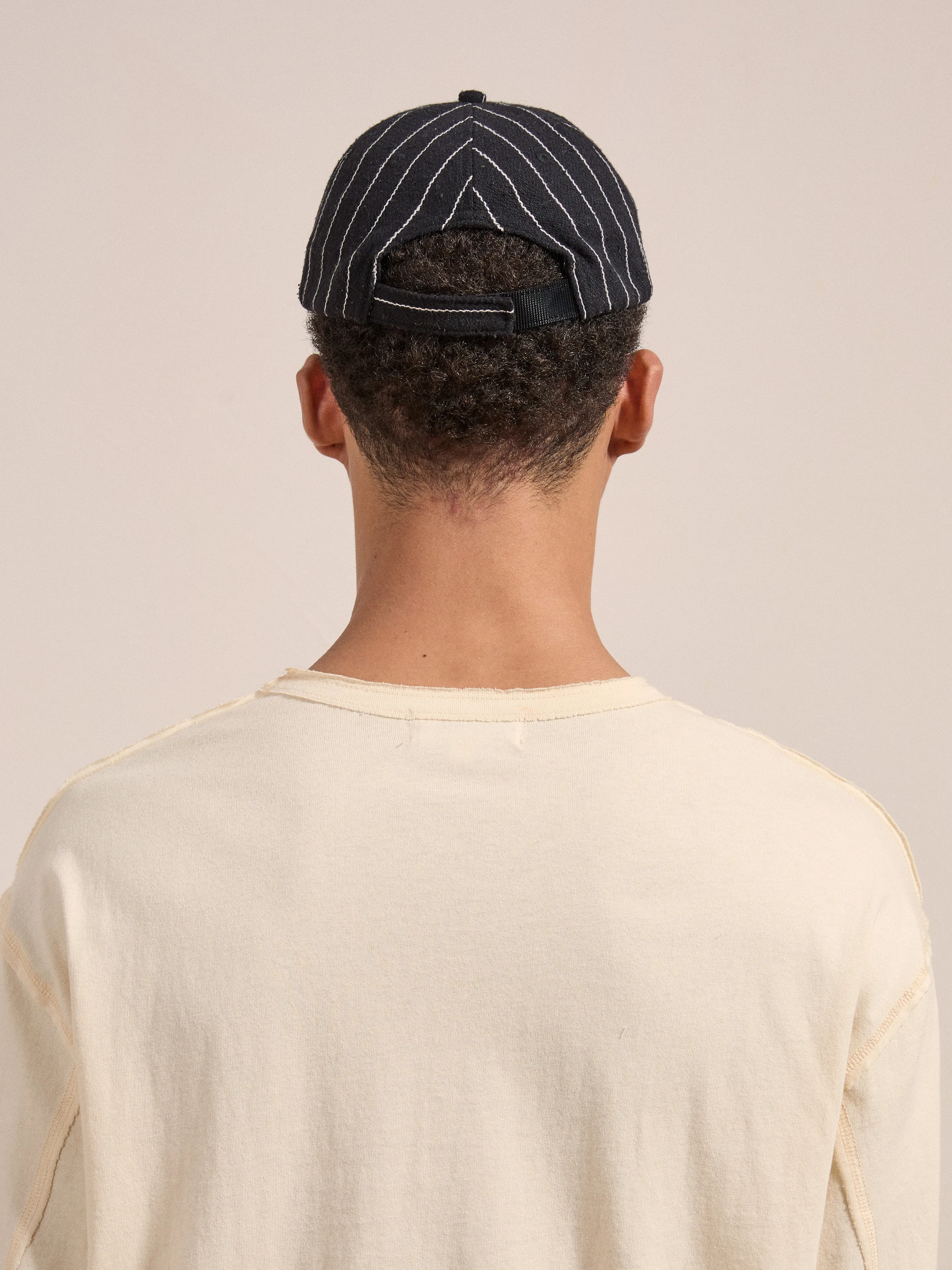 Pinstripe Lion Cap