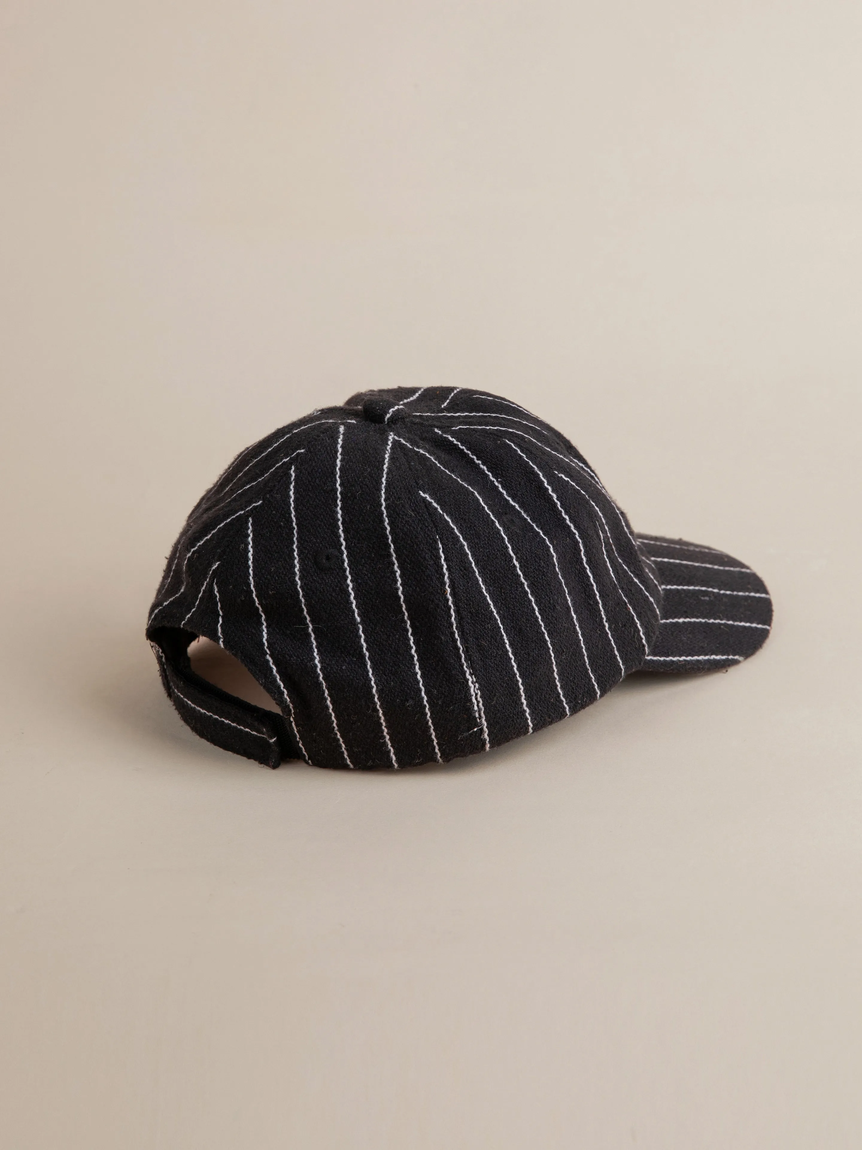 Pinstripe Lion Cap