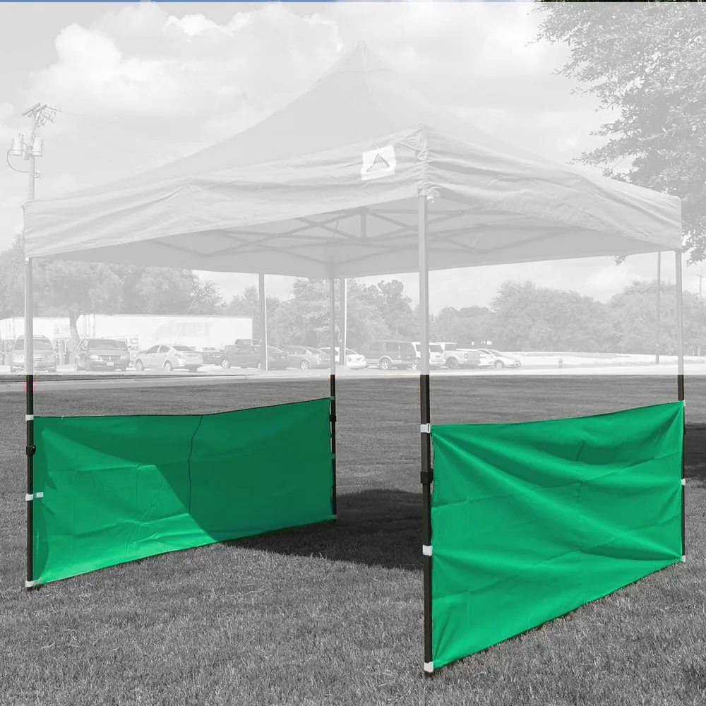 Set of Two Half Walls - for Pop Up Tent Canopy Shelter 10'x10', 10'x15', 10'x20'