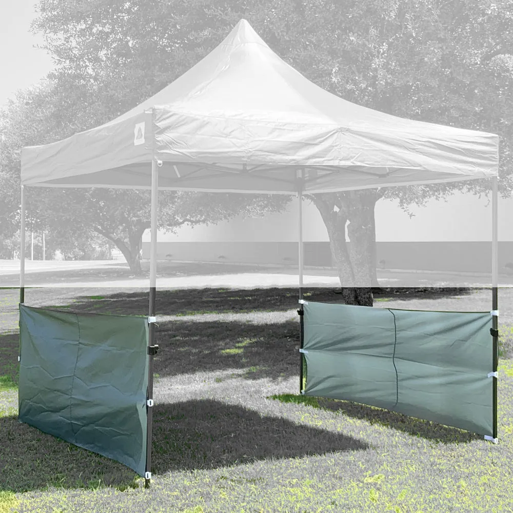 Set of Two Half Walls - for Pop Up Tent Canopy Shelter 10'x10', 10'x15', 10'x20'