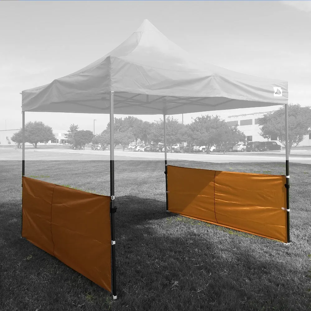 Set of Two Half Walls - for Pop Up Tent Canopy Shelter 10'x10', 10'x15', 10'x20'