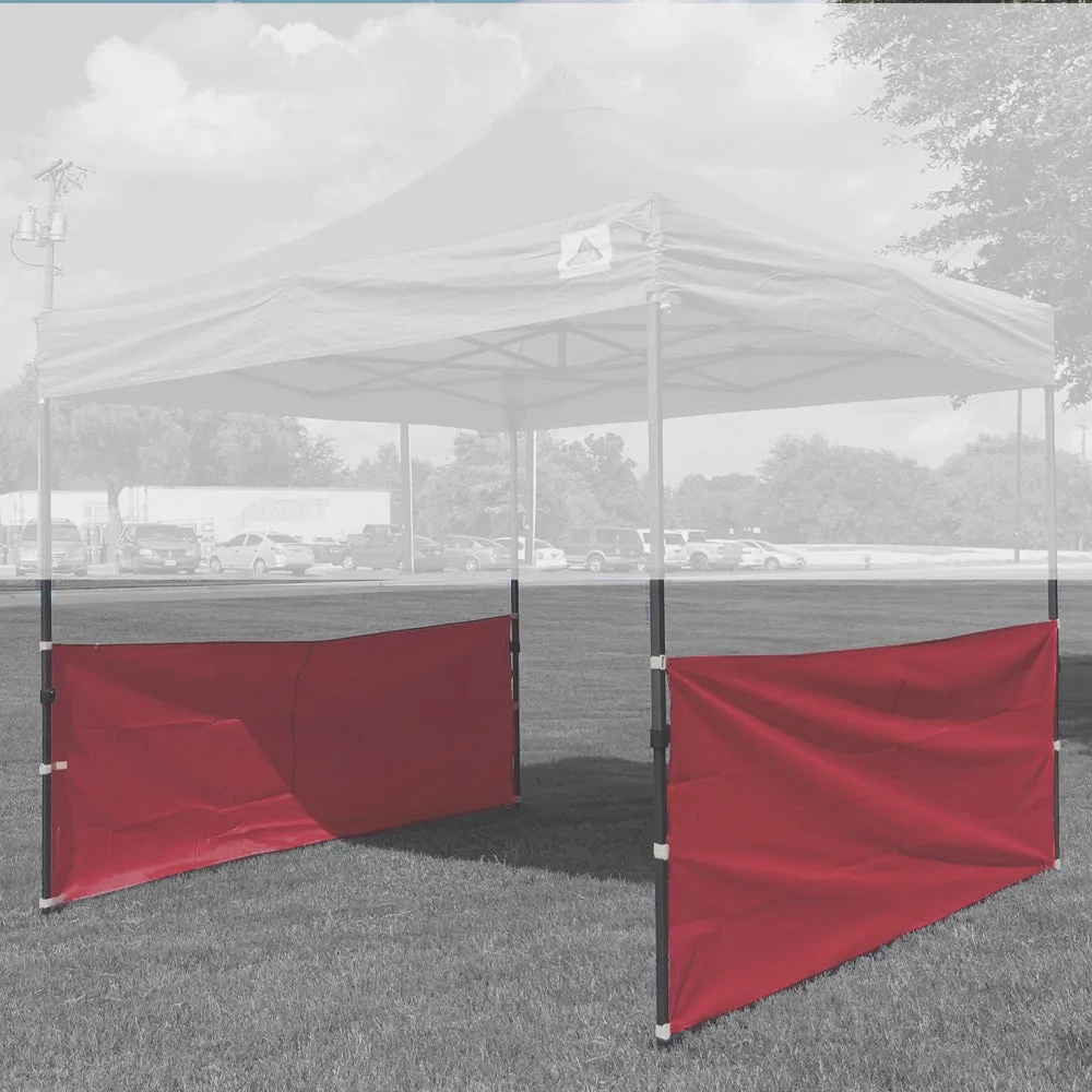 Set of Two Half Walls - for Pop Up Tent Canopy Shelter 10'x10', 10'x15', 10'x20'