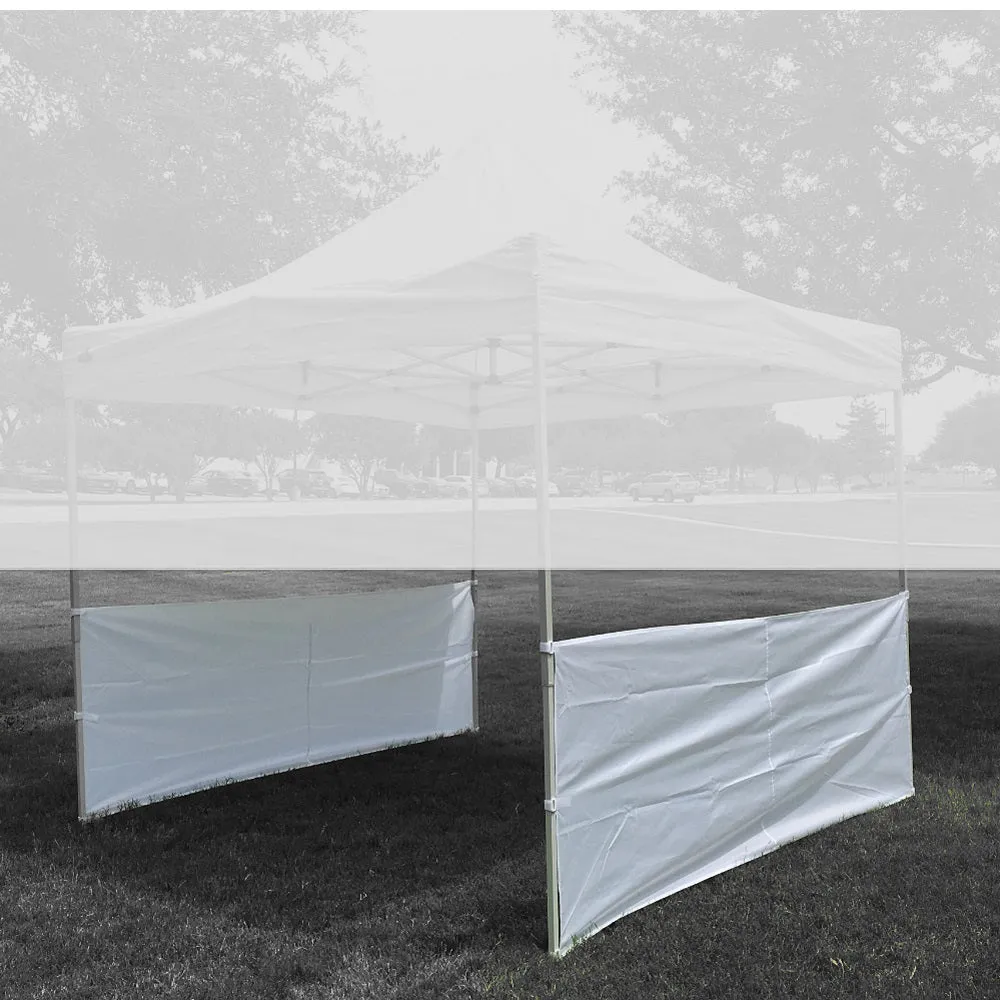 Set of Two Half Walls - for Pop Up Tent Canopy Shelter 10'x10', 10'x15', 10'x20'