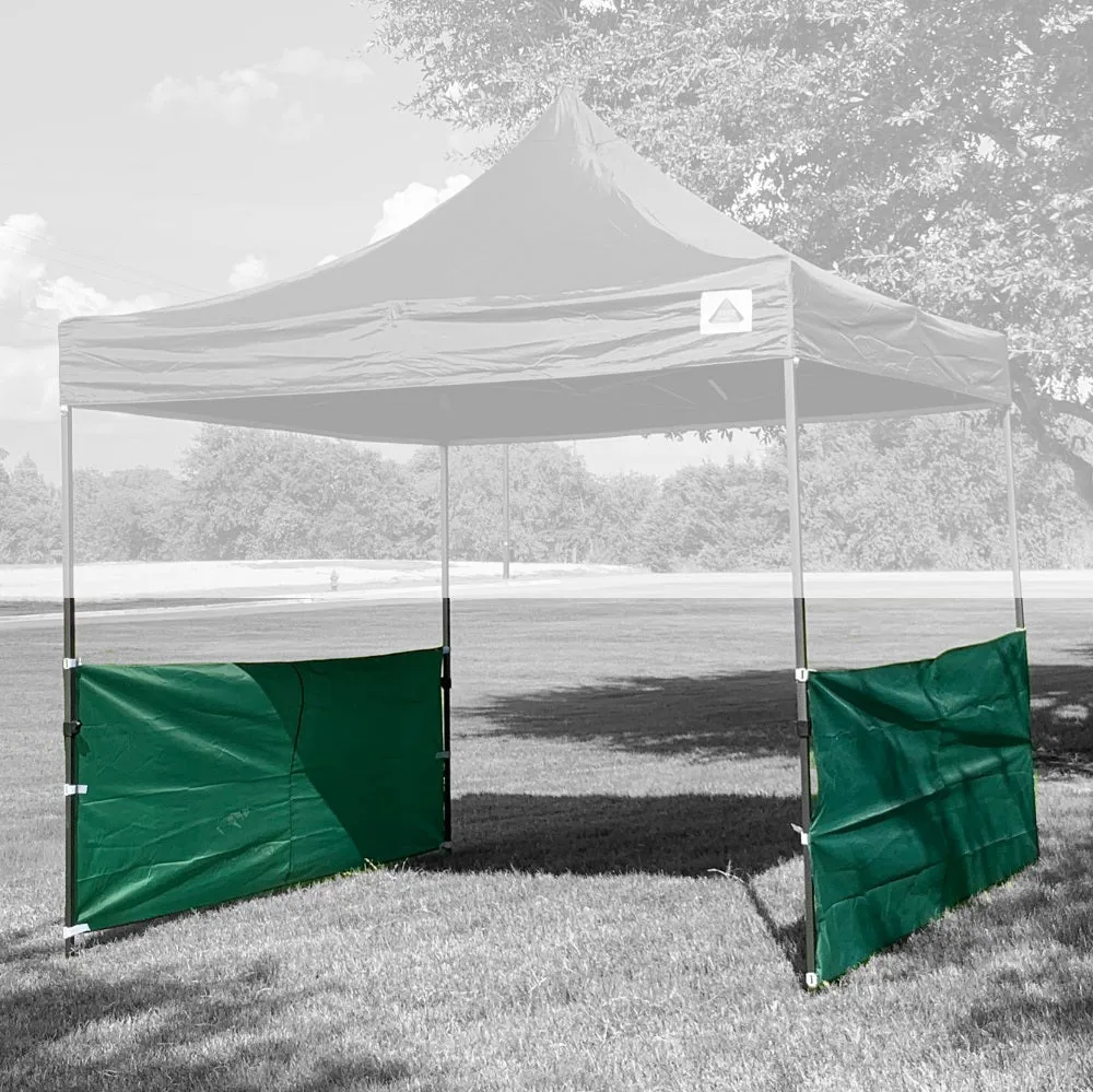 Set of Two Half Walls - for Pop Up Tent Canopy Shelter 10'x10', 10'x15', 10'x20'