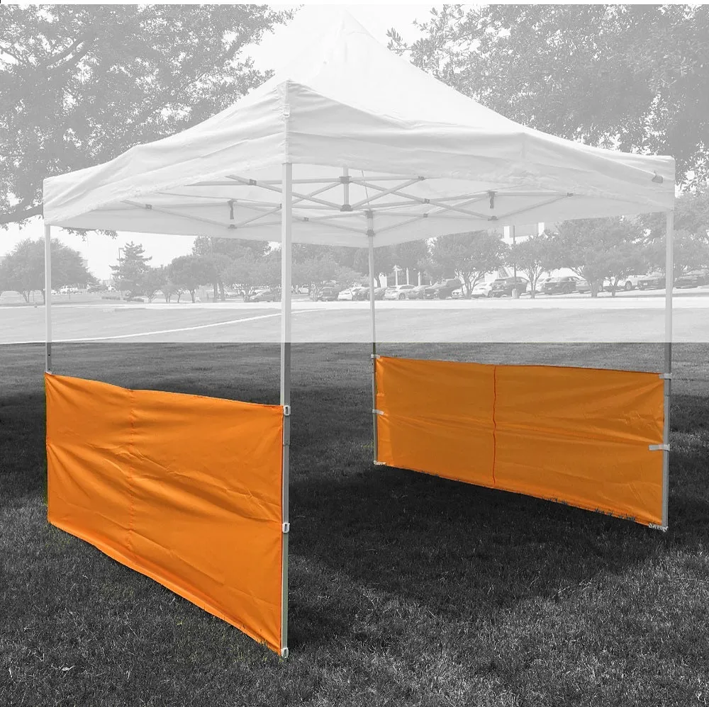 Set of Two Half Walls - for Pop Up Tent Canopy Shelter 10'x10', 10'x15', 10'x20'