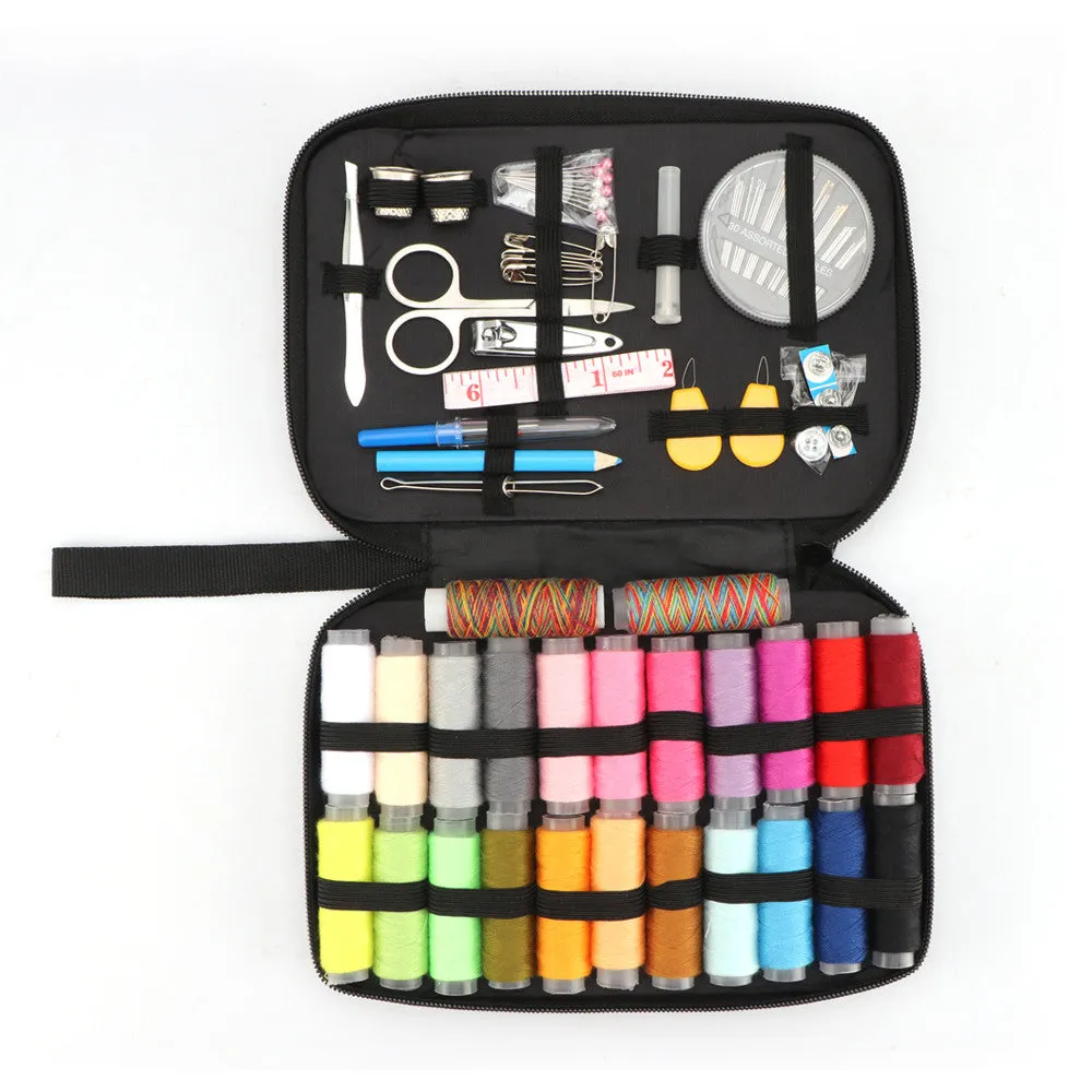 Sewing Kit with 96 Sewing Accessories, 24 Spools of Thread -24 Color