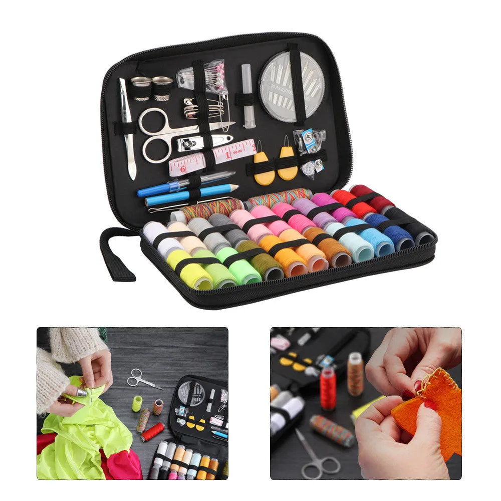 Sewing Kit with 96 Sewing Accessories, 24 Spools of Thread -24 Color