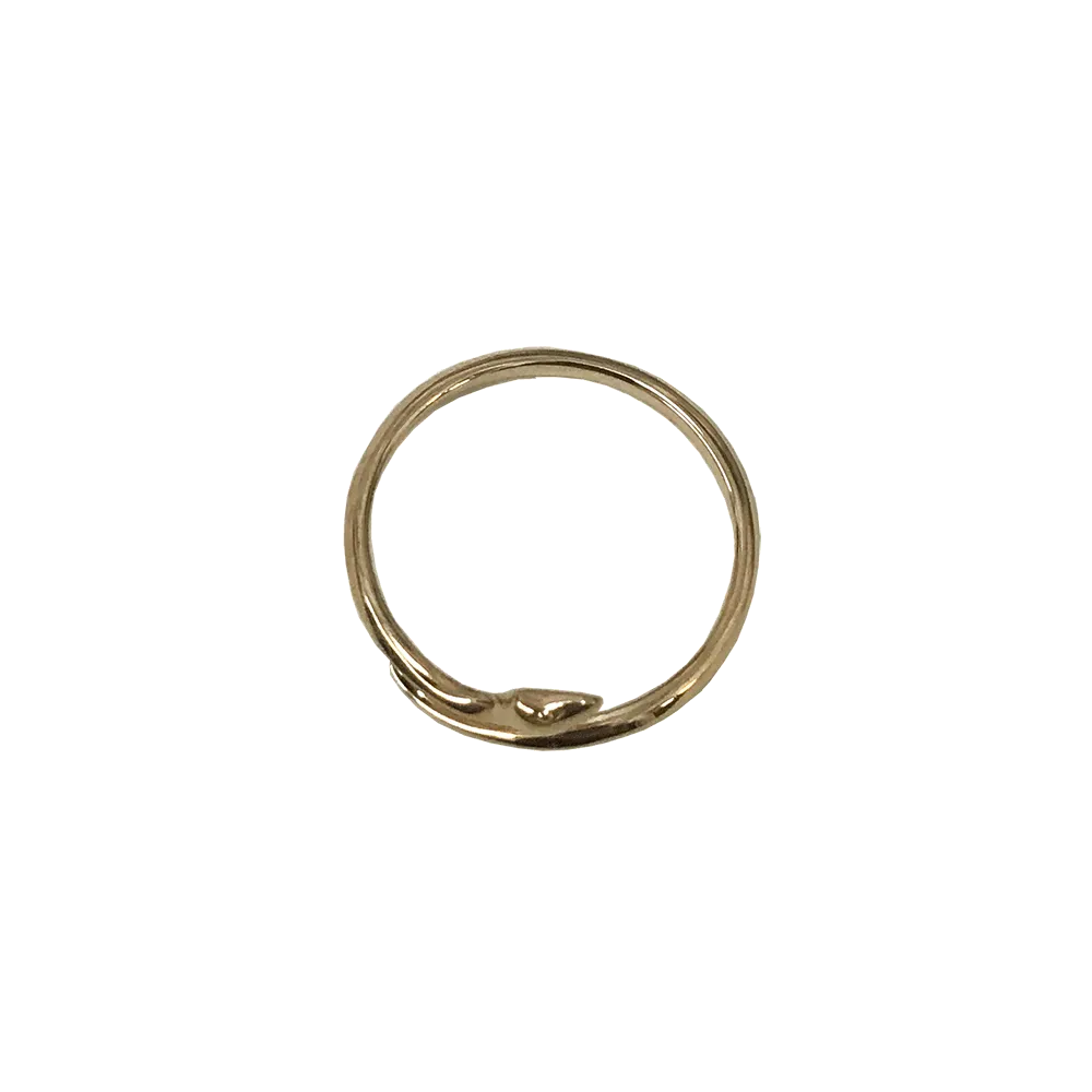 Simple Adjustable Snake Ring