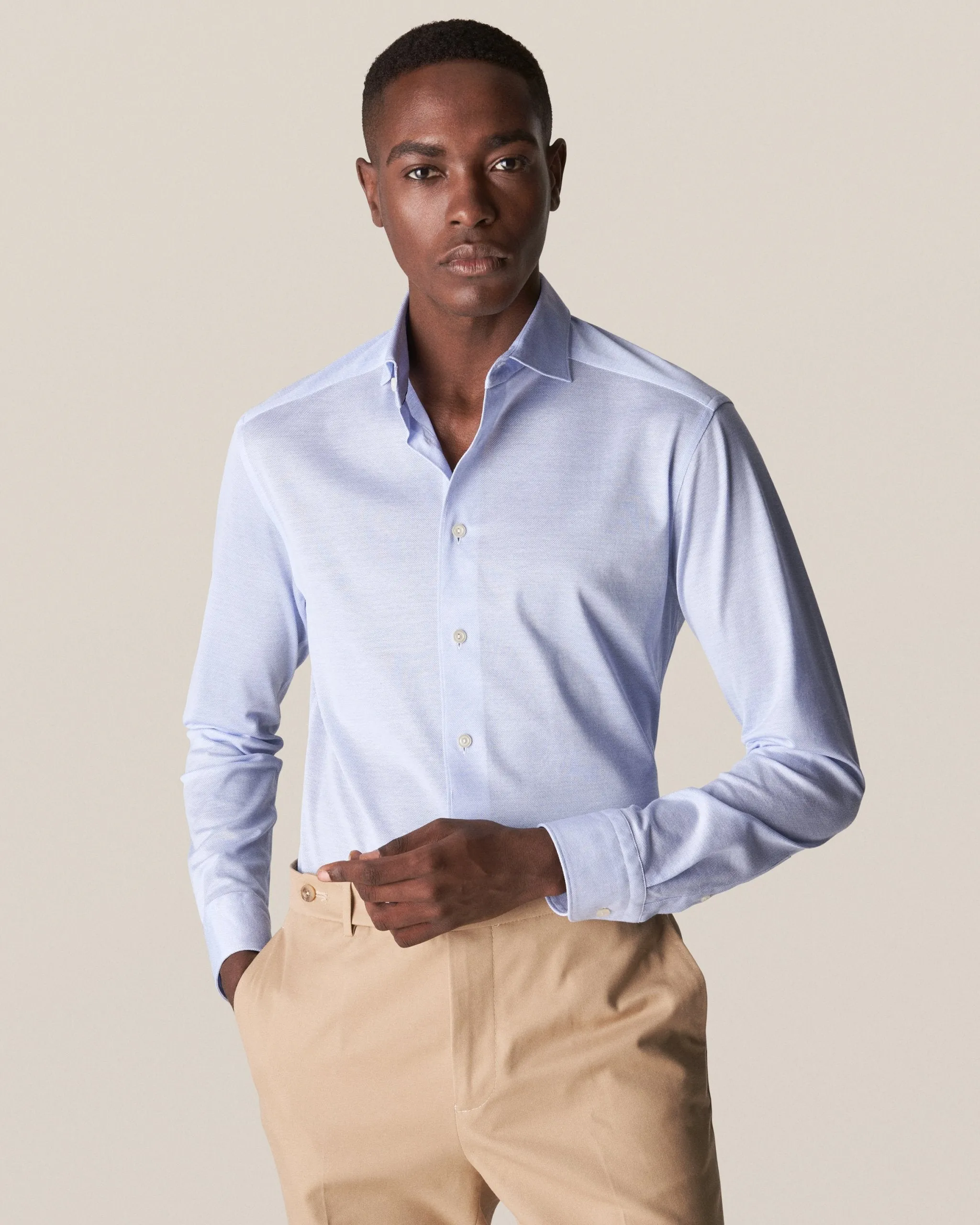 Slim Fit - Oxford Piqué Shirt